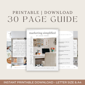 Marketing Simplified 30 Page Guide Printable Download